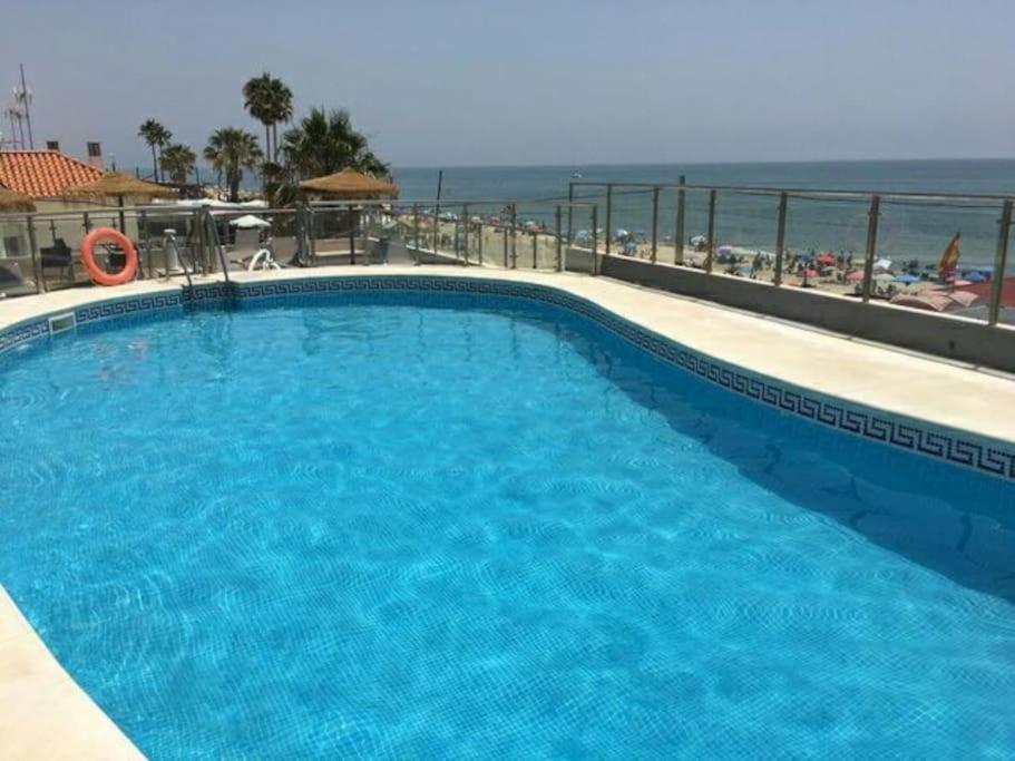 Islantilla Primera Linea De Playa, Piscina, Parking Exterior photo